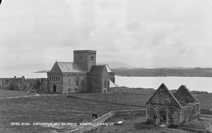 Framed Print : Iona Cathedral and St. Oran's Chapel Framed Print : Iona Cathedral and St. Oran's Chapel