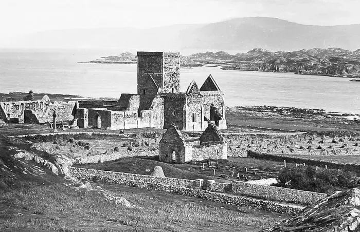Framed Print : Iona Cathedral Victorian period Framed Print : Iona Cathedral Victorian period