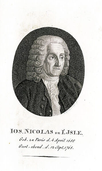 Ios Nicolas De L'Isle - Astronomer and Cartographer