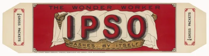 Framed Print : Ipso Washing Powder Framed Print : Ipso Washing Powder