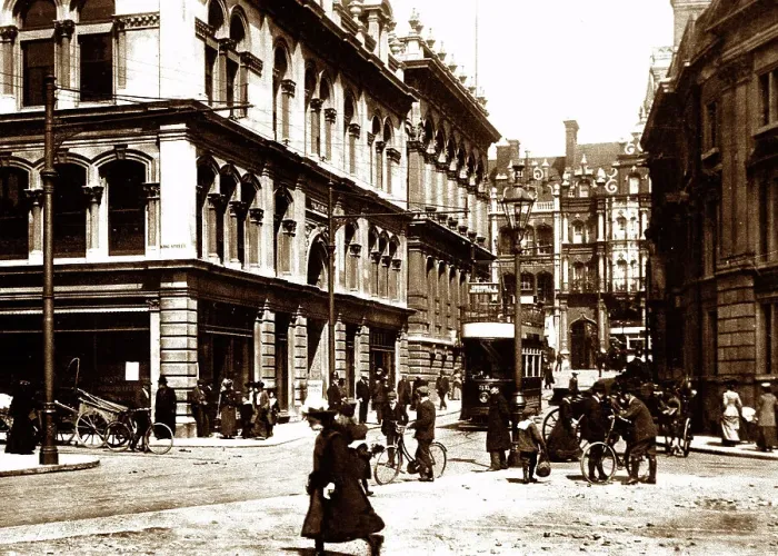 Framed Print : Ipswich Princes Street early 1900s Framed Print : Ipswich Princes Street early 1900s