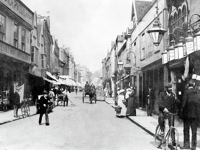 Framed Print : Ipswich Upper Brook Street early 1900s Framed Print : Ipswich Upper Brook Street early 1900s