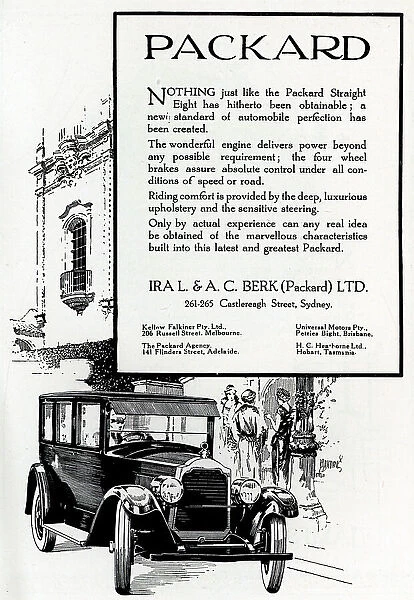 Ira L. & A. C. Berk Packard Advertisement