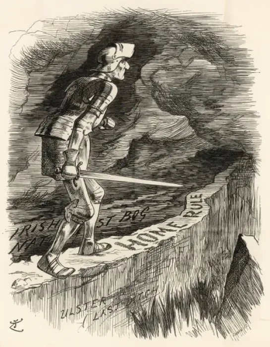 Framed Print : Ireland / Cartoon 1893 Framed Print : Ireland / Cartoon 1893