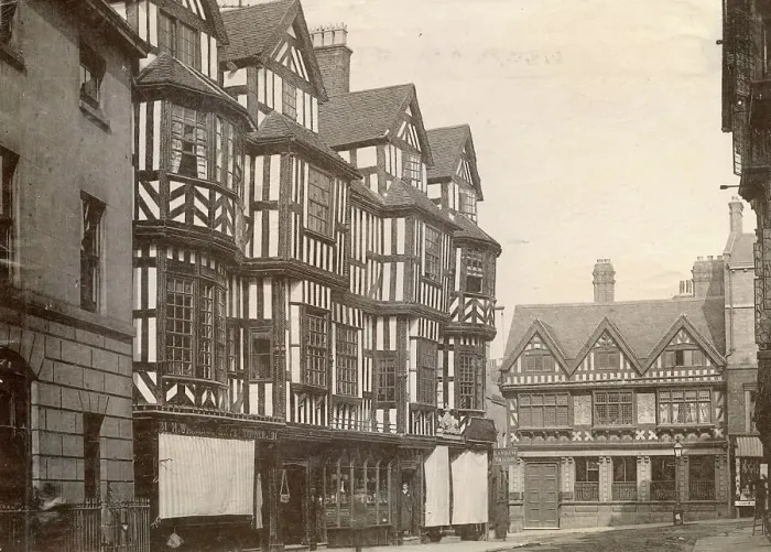 Framed Print : Ireland's Mansions, Shrewsbury - photograph Framed Print : Ireland's Mansions, Shrewsbury - photograph