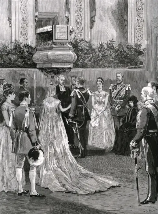 Framed Print : Irene of Hesse marries Henry of Prussia