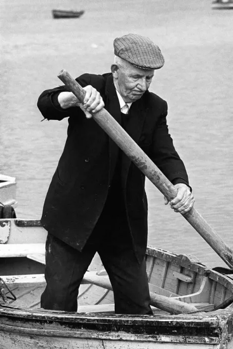 Framed Print : Irish boatman, Limmerick - 2 Framed Print : Irish boatman, Limmerick - 2