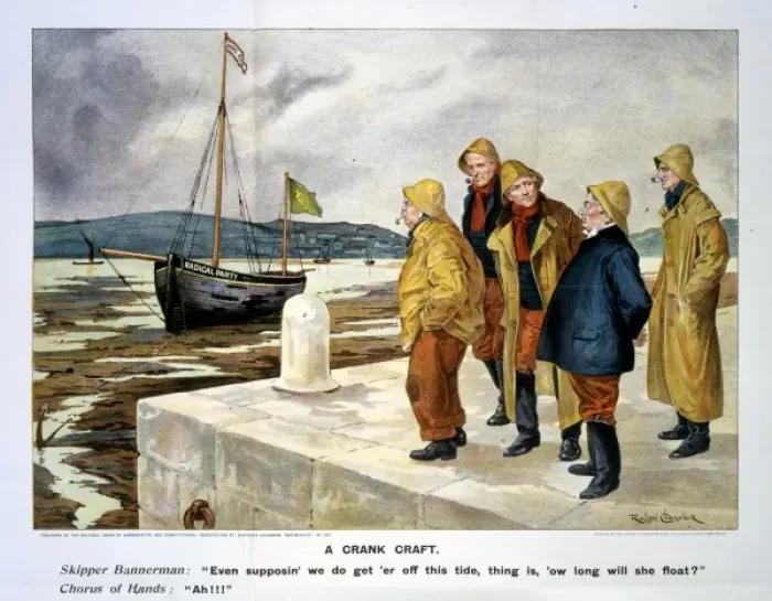 Framed Print : Irish Home Rule cartoon Framed Print : Irish Home Rule cartoon
