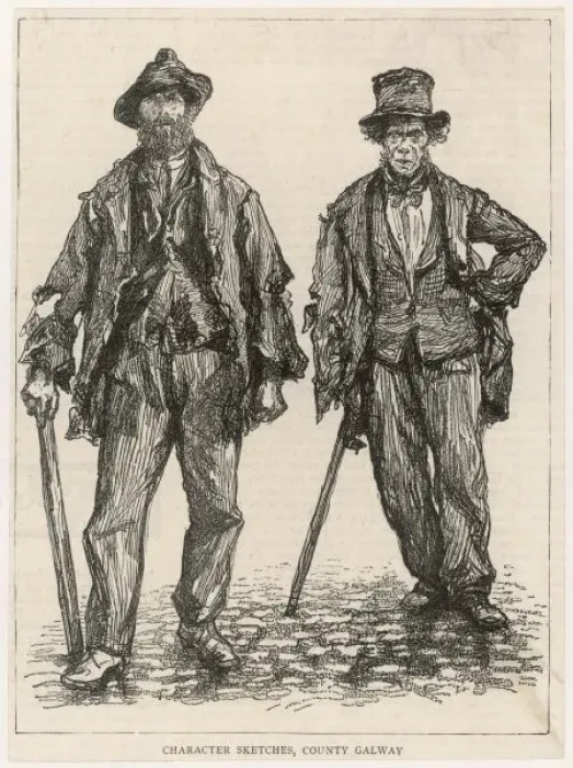 Framed Print : Two Irish Itinerants Framed Print : Two Irish Itinerants