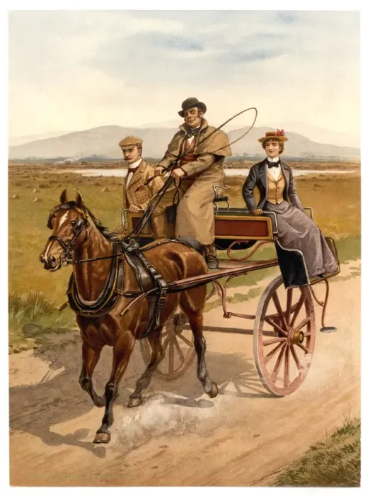 Framed Print : Irish jaunting car Framed Print : Irish jaunting car
