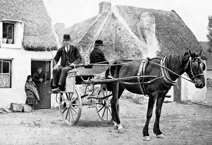 Framed Print : Irish jaunting car, Galway Ireland Framed Print : Irish jaunting car, Galway Ireland