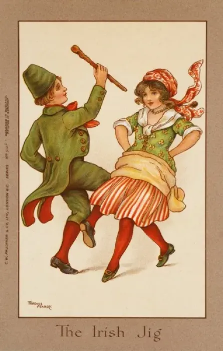 Framed Print : The Irish Jig by Florence Hardy Framed Print : The Irish Jig by Florence Hardy