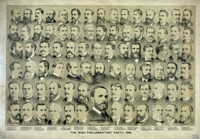 Framed Print : The Irish parliamentary party, 1886 Framed Print : The Irish parliamentary party, 1886