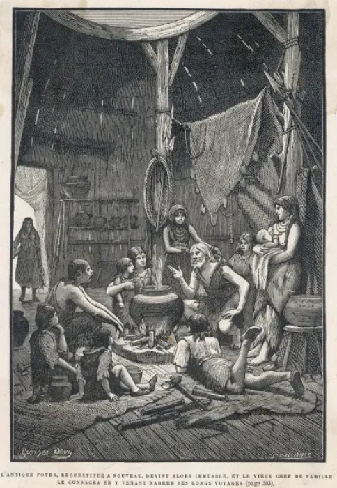 Framed Print : Iron Age Story Telling Framed Print : Iron Age Story Telling