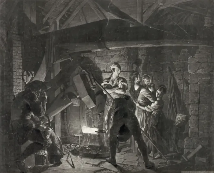 Framed Print : An iron forge Framed Print : An iron forge