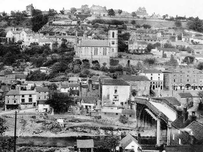 Framed Print : Ironbridge early 1900's Framed Print : Ironbridge early 1900's