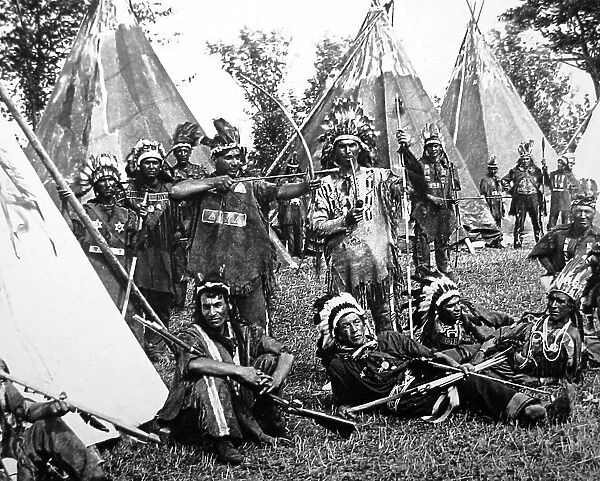 Iroquois Indians, Canada - early 1900s