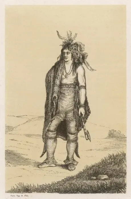 Framed Print : Iroquois Warrior Framed Print : Iroquois Warrior