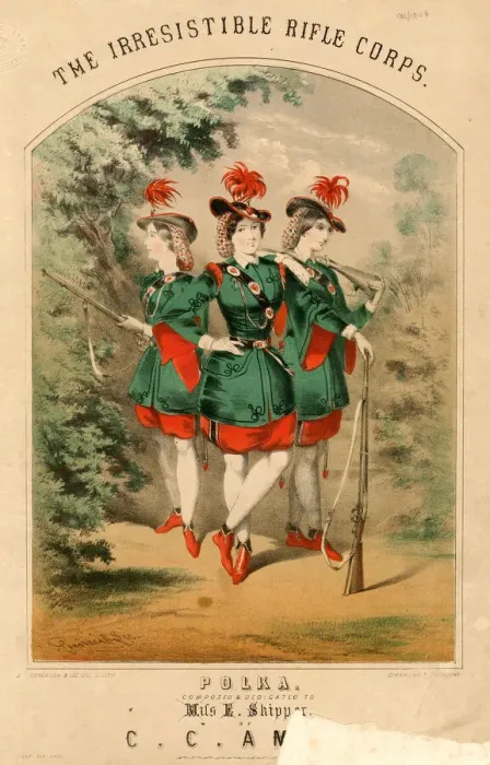 Framed Print : The Irresistible Rifle Corps Polka, by C C Amos Framed Print : The Irresistible Rifle Corps Polka, by C C Amos