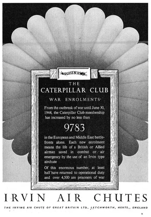 Framed Print : Irvin Air Chutes - Caterpillar Club War Enrolments Framed Print : Irvin Air Chutes - Caterpillar Club War Enrolments