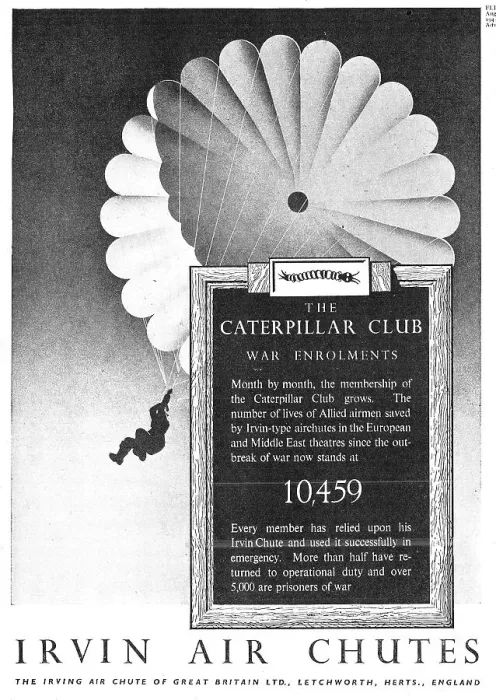 Framed Print : Irvin Air Chutes - Caterpillar Club War Enrolments Framed Print : Irvin Air Chutes - Caterpillar Club War Enrolments