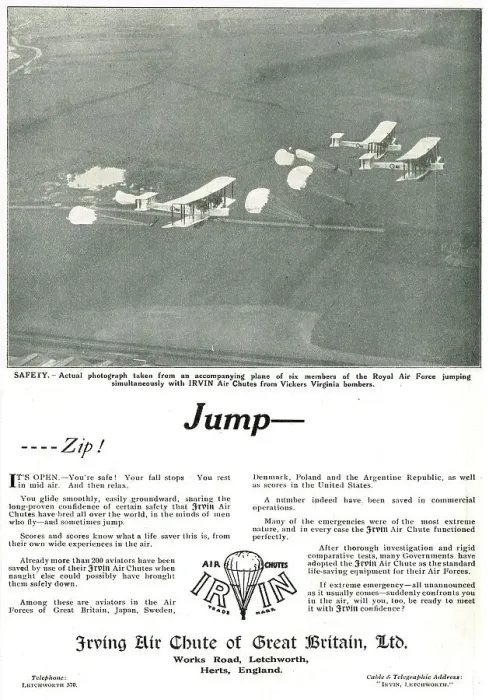 Framed Print : Irvin Air Chutes - RAF Parachutists Framed Print : Irvin Air Chutes - RAF Parachutists