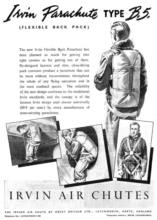 Framed Print : Irvin Parachute Type B5 (Flexible Back Pack) Framed Print : Irvin Parachute Type B5 (Flexible Back Pack)