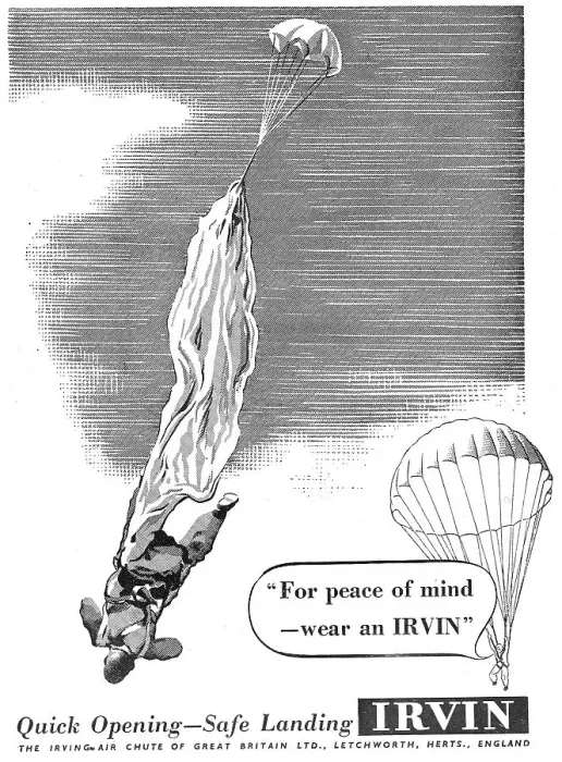 Framed Print : Irvin Parachutes Framed Print : Irvin Parachutes