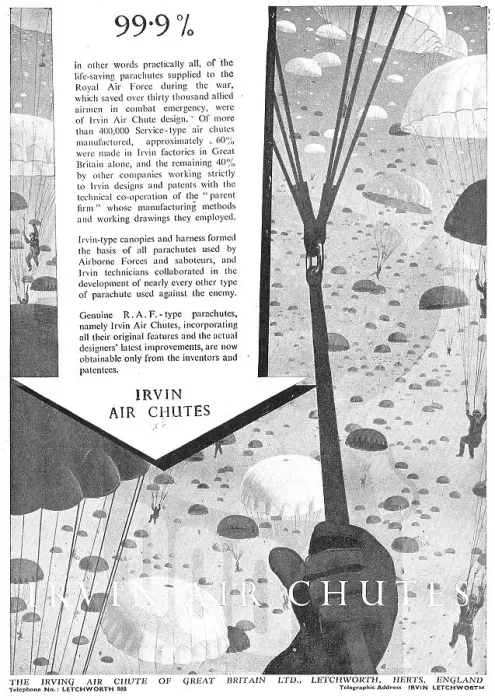 Framed Print : Irvin Parachutes Framed Print : Irvin Parachutes