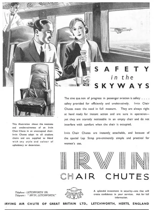 Framed Print : Irvin Parachutes: Air Chute Framed Print : Irvin Parachutes: Air Chute