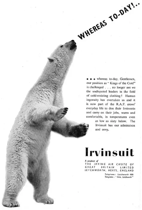 Framed Print : Irvin Parachutes - Irvinsuit Framed Print : Irvin Parachutes - Irvinsuit