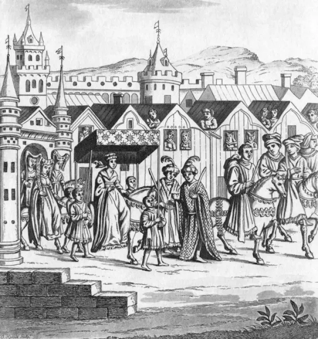 Framed Print : Isabel of Bavaria  /  Paris