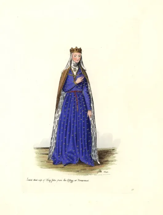 Framed Print : Isabel, third wife of King John from her effigy Framed Print : Isabel, third wife of King John from her effigy