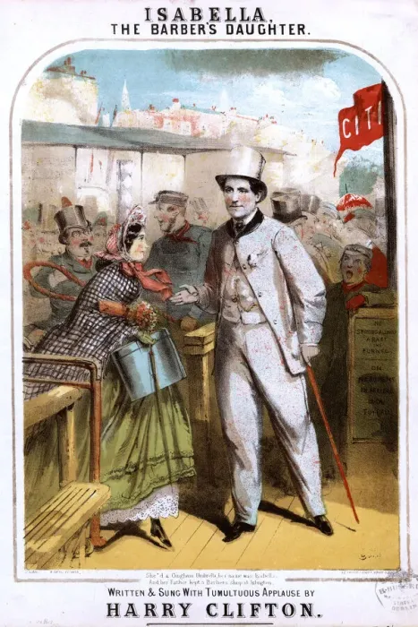Framed Print : Isabella, The Barbers Daughter, by Harry Clifton Framed Print : Isabella, The Barbers Daughter, by Harry Clifton