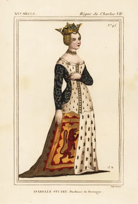 Framed Print : Isabella Stewart, Duchess of Brittany 1426-1499 Framed Print : Isabella Stewart, Duchess of Brittany 1426-1499