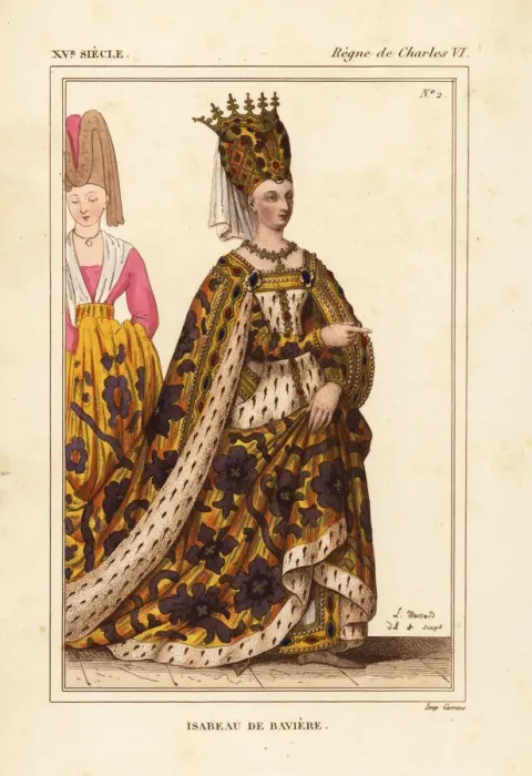 Framed Print : Isabelle of Bavaria, Isabelle de Baviere, 1371-1435 Framed Print : Isabelle of Bavaria, Isabelle de Baviere, 1371-1435