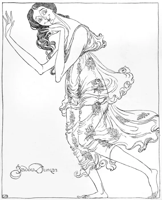 Framed Print : Isadora Duncan / Klods Framed Print : Isadora Duncan / Klods
