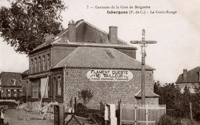 Framed Print : Isbergues, Pas-de-Calais, France - The Red Cross Framed Print : Isbergues, Pas-de-Calais, France - The Red Cross