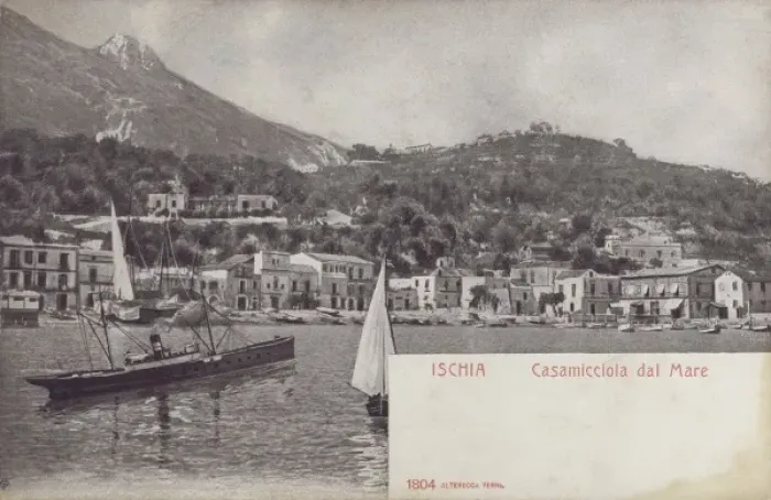 Framed Print : Ischia, Italy - Casamicciola viewed from the Sea Framed Print : Ischia, Italy - Casamicciola viewed from the Sea