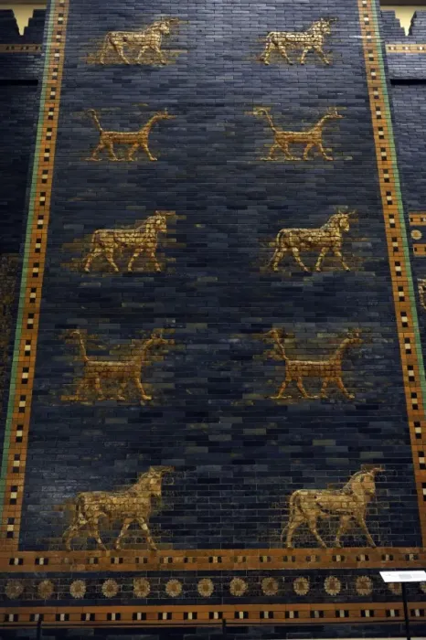 Framed Print : Ishtar Gate. 4th century BC. Babylon Framed Print : Ishtar Gate. 4th century BC. Babylon