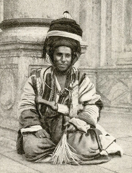 Islamic dervish or holy man, Cairo, Egypt
