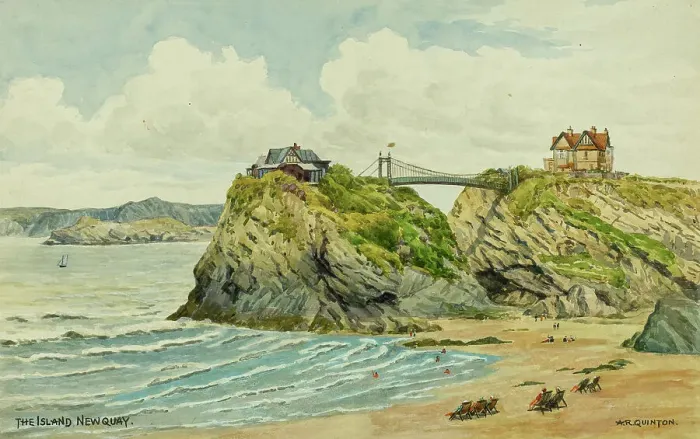 Framed Print : The Island, Newquay, Cornwall Framed Print : The Island, Newquay, Cornwall