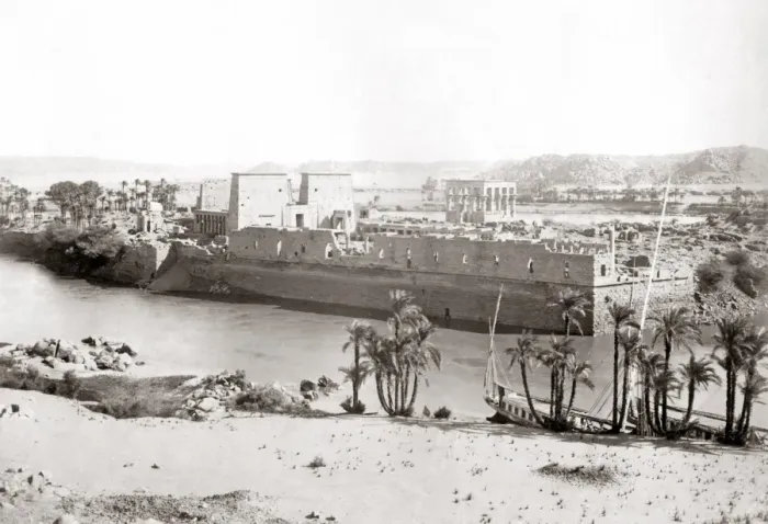 Framed Print : Island of Philae, Egypt, circa 1880s Framed Print : Island of Philae, Egypt, circa 1880s
