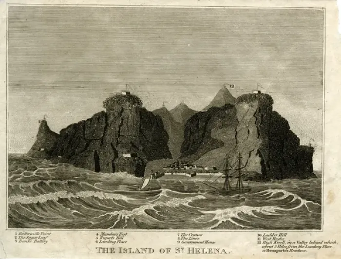 Framed Print : The Island of St Helena Framed Print : The Island of St Helena