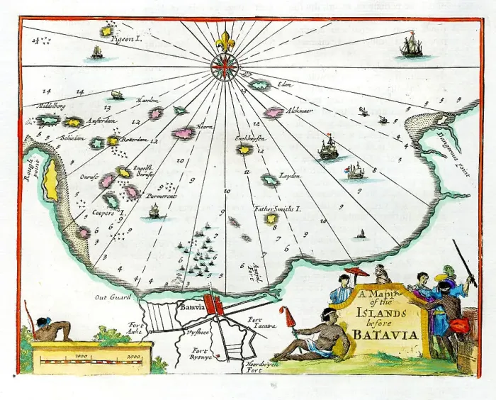 Framed Print : Islands Before Batavia, Jakarta, Java Framed Print : Islands Before Batavia, Jakarta, Java