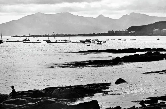 Framed Print : Isle of Arran from the Isle of Cumbrae, Scotland Framed Print : Isle of Arran from the Isle of Cumbrae, Scotland