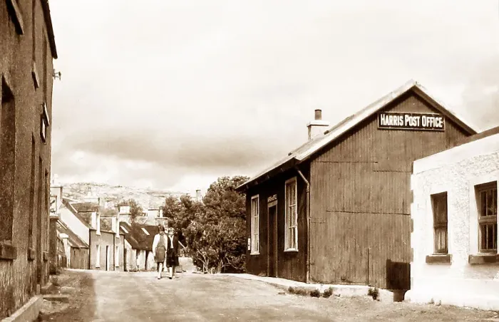 Framed Print : Isle of Harris Post Office in the 1940s Framed Print : Isle of Harris Post Office in the 1940s