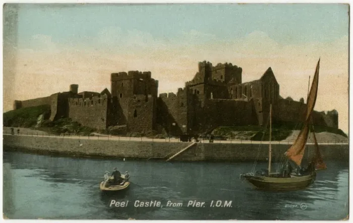 Framed Print : Isle of Man - Peel Castle ruins - Cathedral of St. German Framed Print : Isle of Man - Peel Castle ruins - Cathedral of St. German