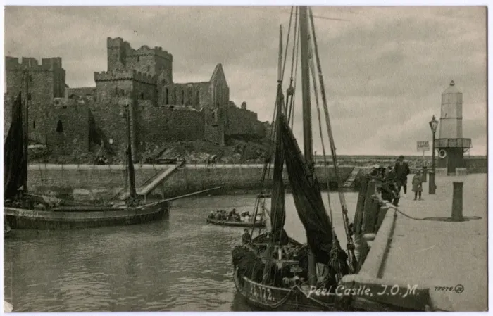 Framed Print : Isle of Man - Peel Castle ruins - Cathedral of St. German Framed Print : Isle of Man - Peel Castle ruins - Cathedral of St. German