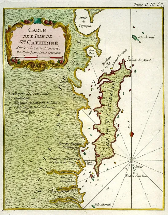 Framed Print : Isle of St Catherine, Brazil Framed Print : Isle of St Catherine, Brazil